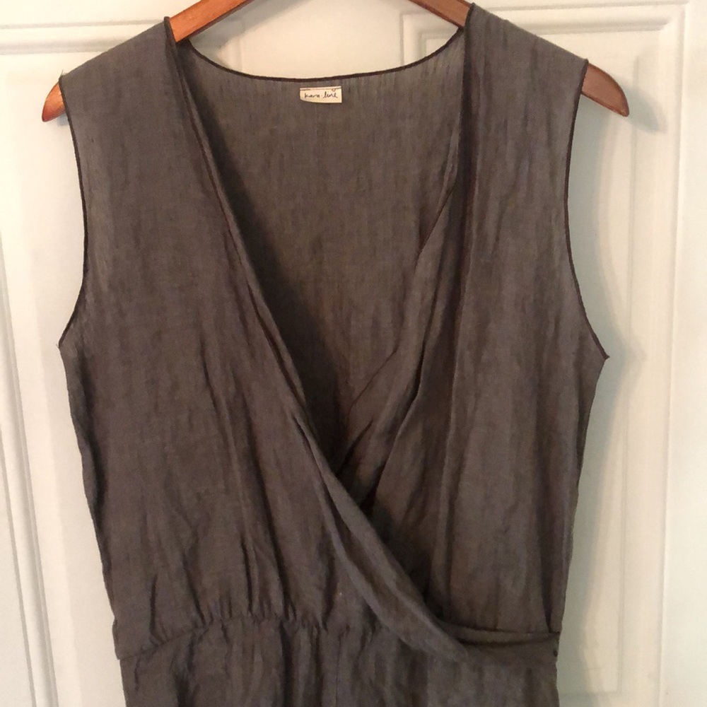 Kara Line 100% Linen Dress - Picture 2 of 13